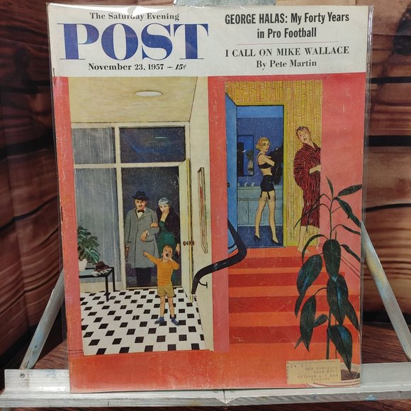 Saturday Evening POST November 23, 1957 George Halas : My 40 Yrs in Pro Football - Picture 1 of 1